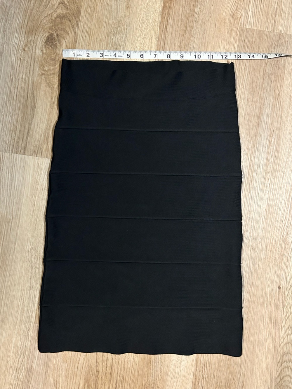 BCBGMaxAzria Black Bandage Pencil Skirt